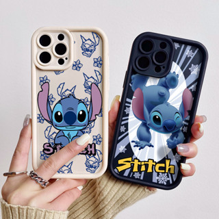 迪士尼 幸運時尚 Disney Ponto Lilo & Stitch 手機殼適用於 iphone 15 11 12 1