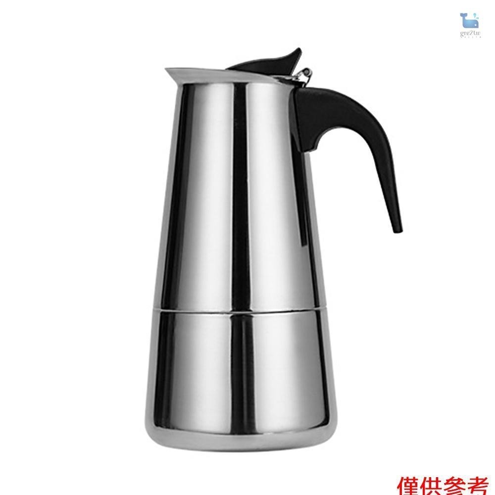 咖啡壺不銹鋼咖啡壺便攜式電動摩卡拿鐵爐濃縮咖啡過濾壺歐式咖啡杯