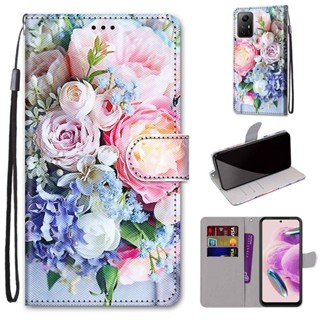 10款圖案 彩繪皮套 紅米 Redmi Note 12S 4G 手機殼 掀蓋 保護殼 翻蓋皮套 掛繩 插卡
