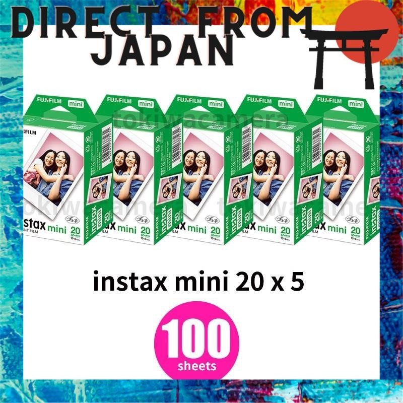 [Instax 膠卷 100 張] [含產品盒] 富士膠卷 2Px5 包) INSTAX MINI