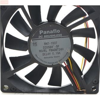 散熱風扇✨原装正品 Panaflo 8015 DC24V 0.19A FBA08T24H 三线 变频器风扇