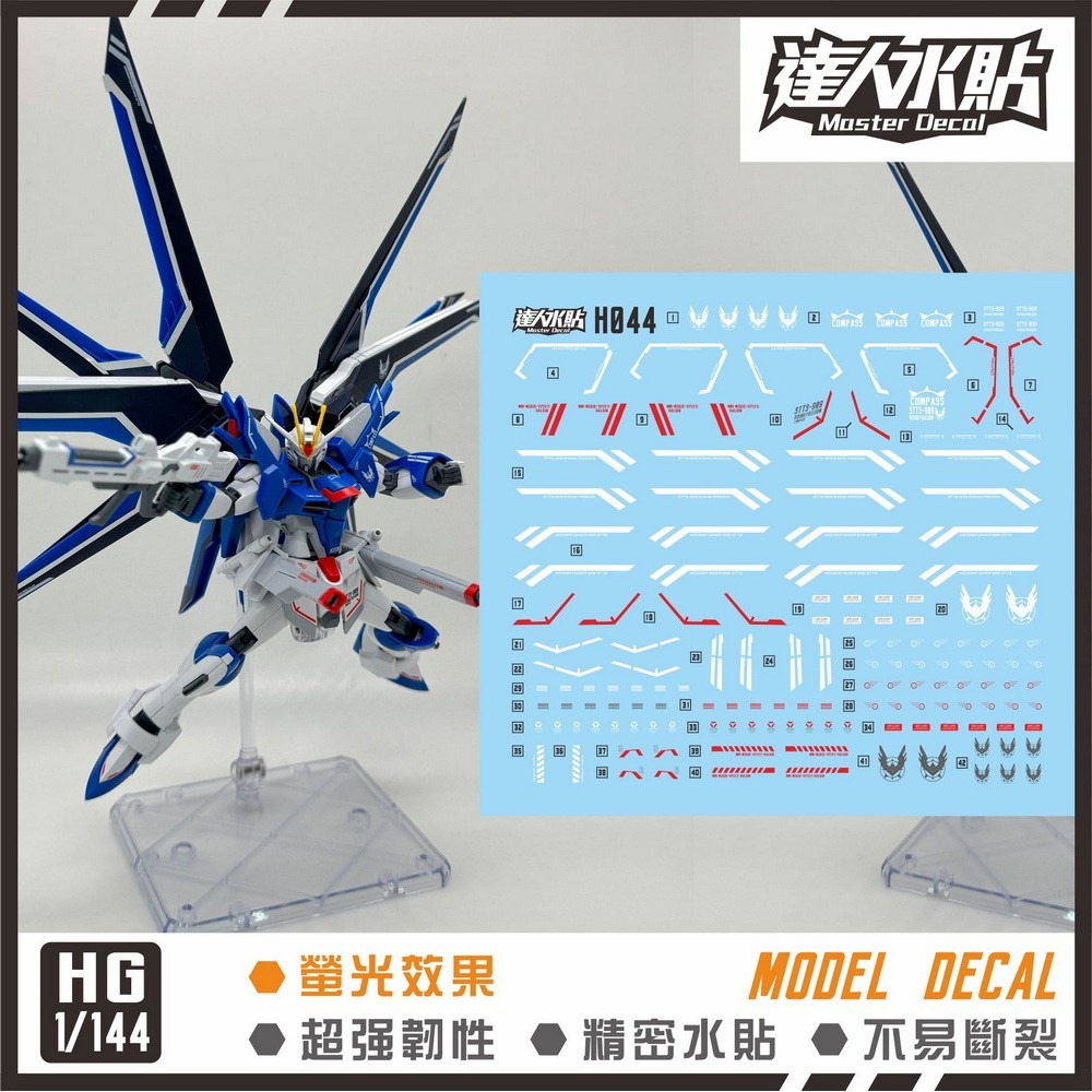 Master H044 滑水貼花 HG Rising Freedom SEED 1/144