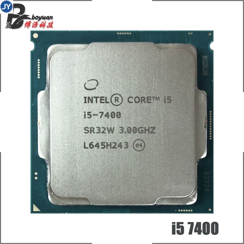 英特爾 Intel Core i5-7400 i5 7400 3.0 GHz 四核四線程 CPU 處理器 6M 65W