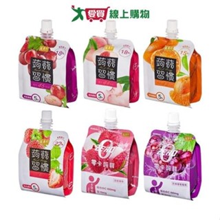 盛香珍蒟蒻系列(葡萄/白桃/蜜柑/草莓/零卡荔枝/零卡巨峰葡萄)(180G/包)【愛買】