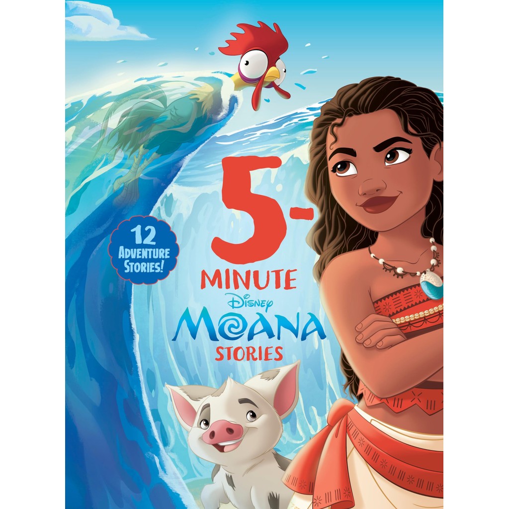 5-Minute Moana Stories(精裝)/Disney Book Group 5-Minute Stories 【三民網路書店】