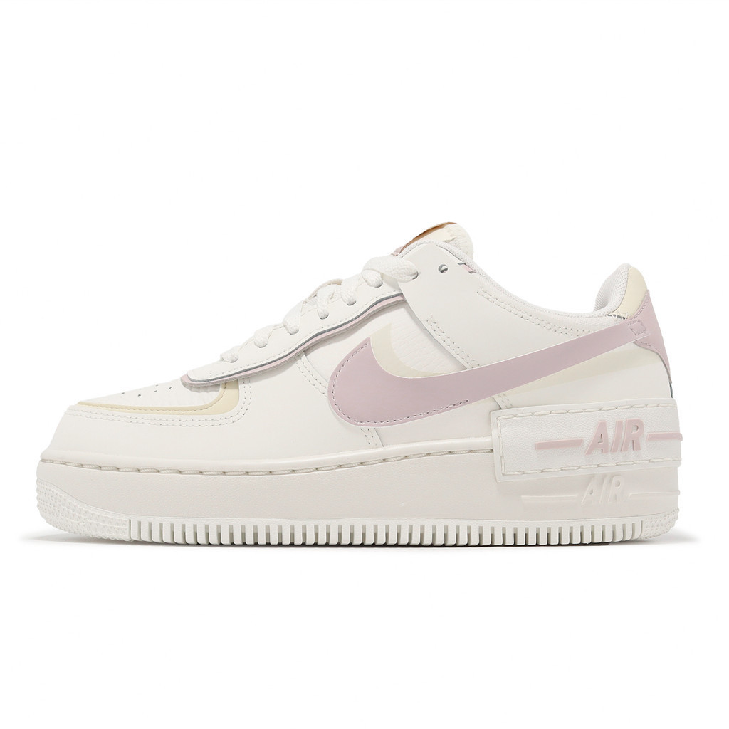 Nike Wmns AF1 Shadow Air Force 1 米白 淡紫 解構 女鞋 ACS DZ1847-104