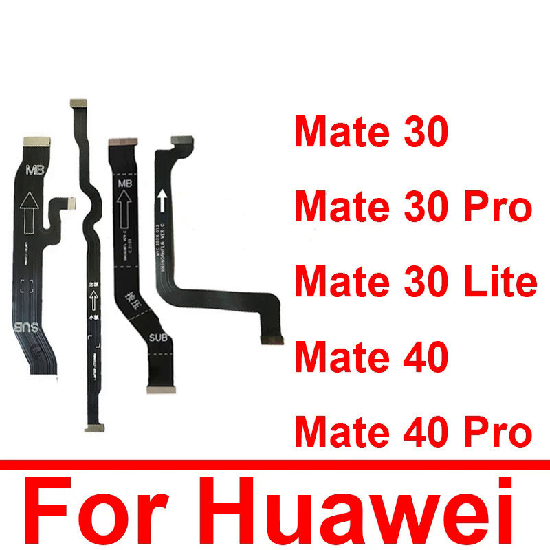 適用於華為 Mate 40 30 Pro 4G 5G Mate 30 Lite 主板排線更換部件的主板 LCD 排線