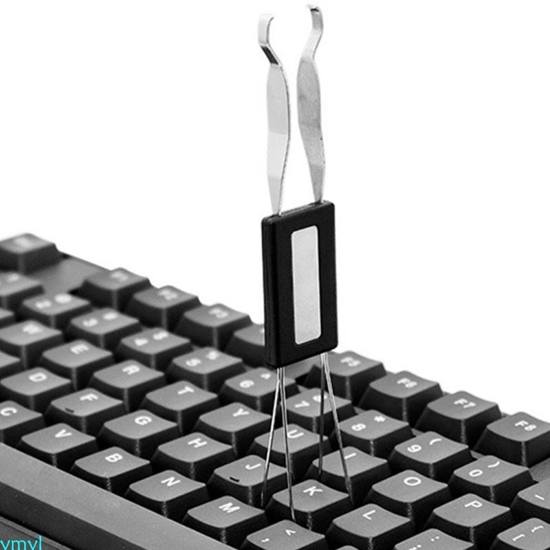 Ymyl 金屬拔軸器機械鍵盤用於拔鍵器鍵帽的拔鍵器鍵帽用於拆鍵工具帶防滑的鋼鍵帽