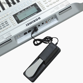Fbth Miwayer 延音踏板帶極性開關適用於 MIDI 鍵盤合成器數碼鋼琴電子鼓電鋼琴 QDD