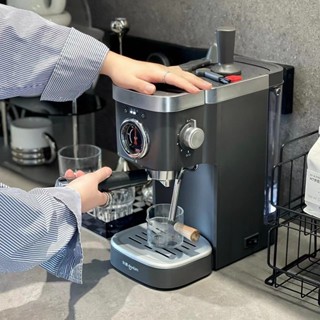[限時特價、大促特賣]東菱咖啡機家用小型辦公室半自動意式高壓萃取奶泡機一件式機DL6400