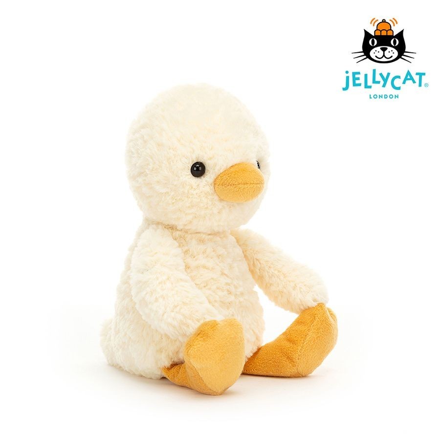 Jellycat捲捲毛小鴨玩偶/ 20cm eslite誠品