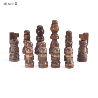Attact 32 件棋子完整棋子國際象棋國際單詞國際象棋套裝國際象棋 TW