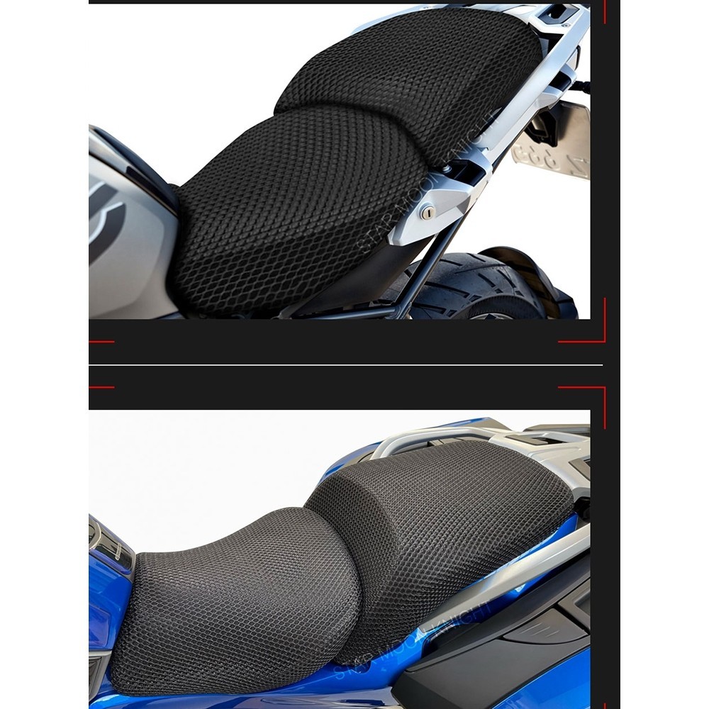 適用機車BMWR1200GS R1250GS adv改裝3D蜂窩隔熱透氣網防曬坐墊套寶馬r1200gs r1250gs