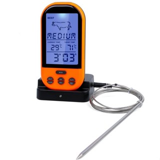 無線燒烤溫度計 電子廚房食品溫度計 烤肉肉類防水溫度計