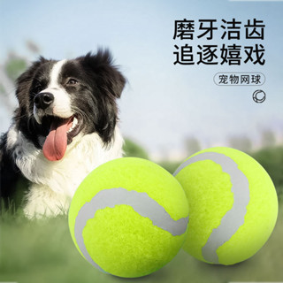 狗狗 玩具 彈力 網球 大中小型犬 啃咬 玩具 橡膠 訓練球 寵物用品
