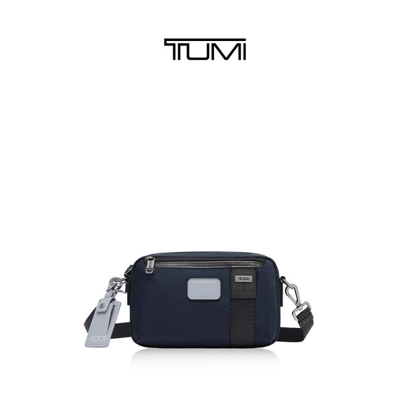 TUMI/途明 男士斜背包時尚質感通勤出行斜背包斜背包 靛藍色/02223406IGLBOE