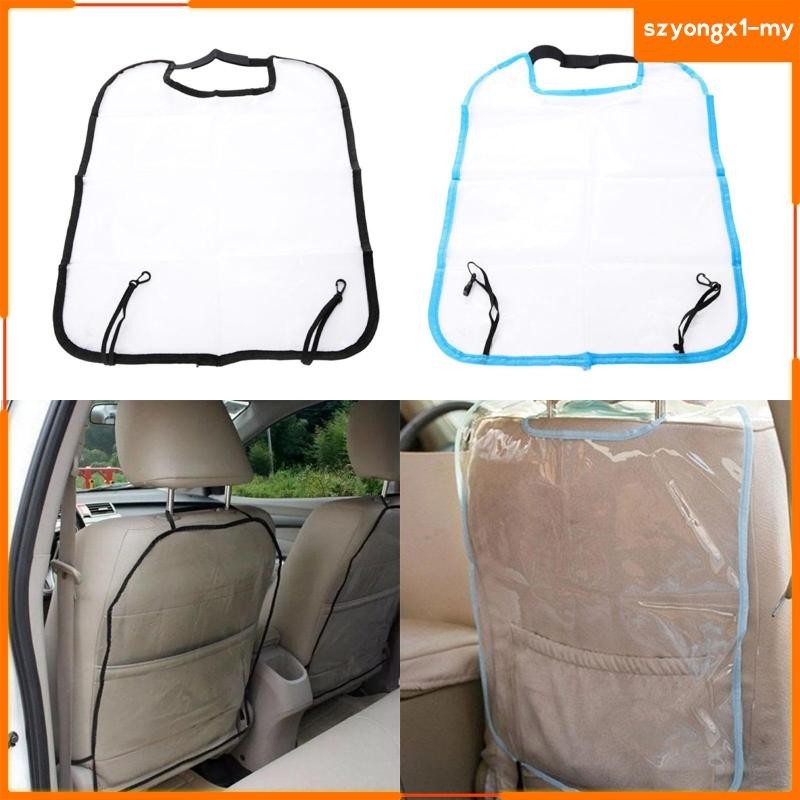 [SzyongxfdMY] 汽車透明座椅靠背防踢墊汽車內飾配件防污保護墊後座保護墊