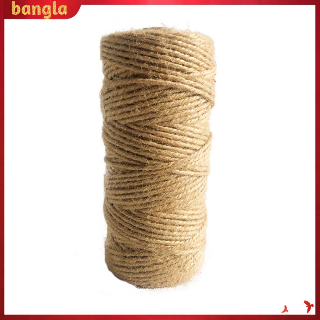 孟加拉強力黃麻繩天然黃麻繩強力麻繩適用於家庭花園多功能包裝繩東南亞買家最愛