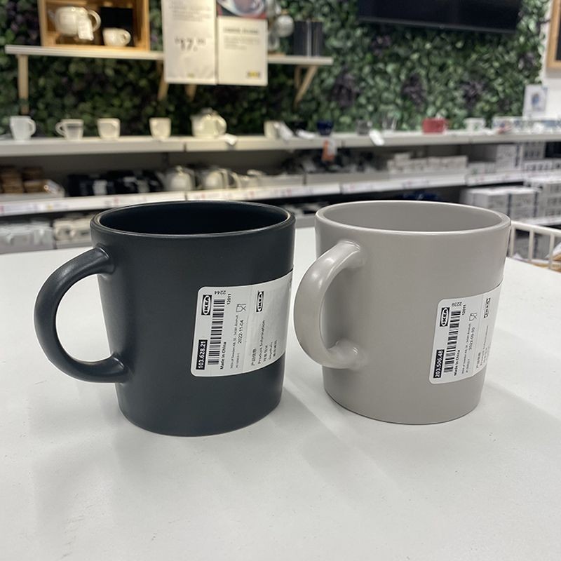 宜家 代諾拉大杯水杯 ikea 馬克杯 質感飲水杯 平底杯 可微波咖啡杯 飲料杯 陶瓷杯