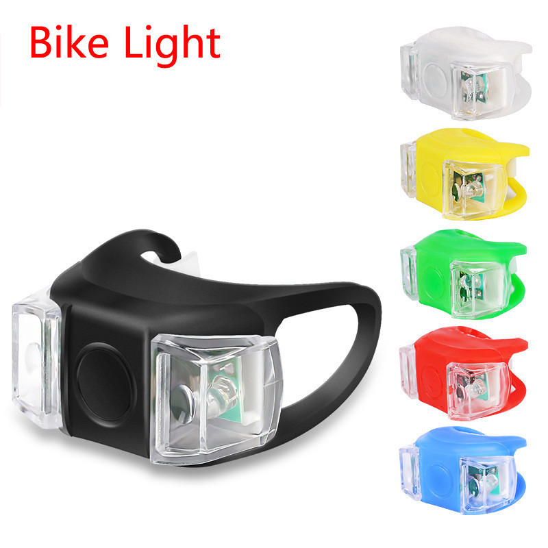 自行車自行車燈 6 代青蛙燈 AG10 電池矽膠燈 Led 自行車青蛙燈警示燈騎行配件