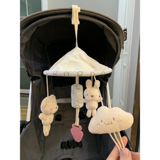 嬰兒推車風鈴新生兒吊飾寶寶車用吊傘安撫巾玩具