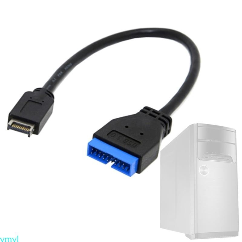 Ymyl USB 3 0 主板 20 針公對 USB 3 1 母延長線延長器主板適配器電纜更換 Pa