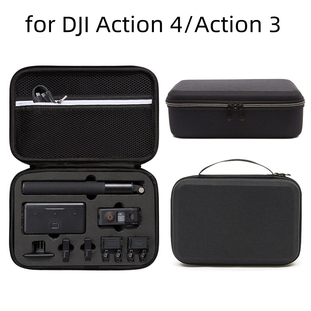 適用於 DJI Action4/Action 3 收納包 DJI Osmo 4 便攜運動相機保護套