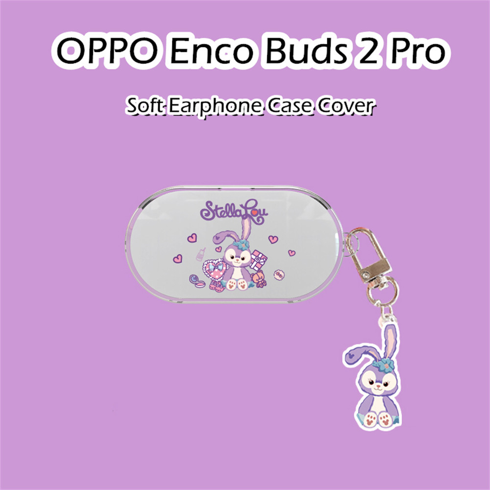 [快速發貨] 適用於 OPPO Enco Buds 2 Pro 保護套夏季風格卡通圖案軟矽膠耳機保護套保護套