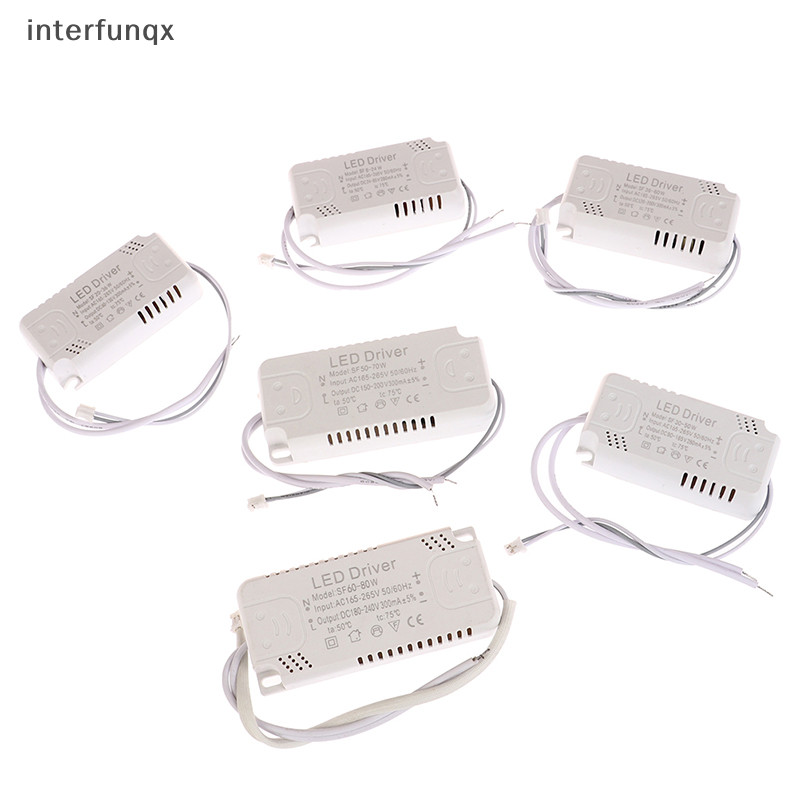 Interfunqx LED 驅動器 300mA 板 8-24W 20-36W 30-50W 36-60W 50-70W