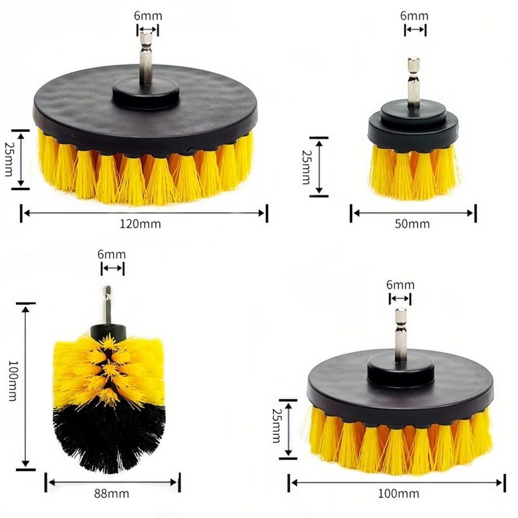 購滿199出貨 電鑽刷 3三件套 電動工具刷 清潔小毛 刷廚房衛浴地板 清潔 除塵拋光