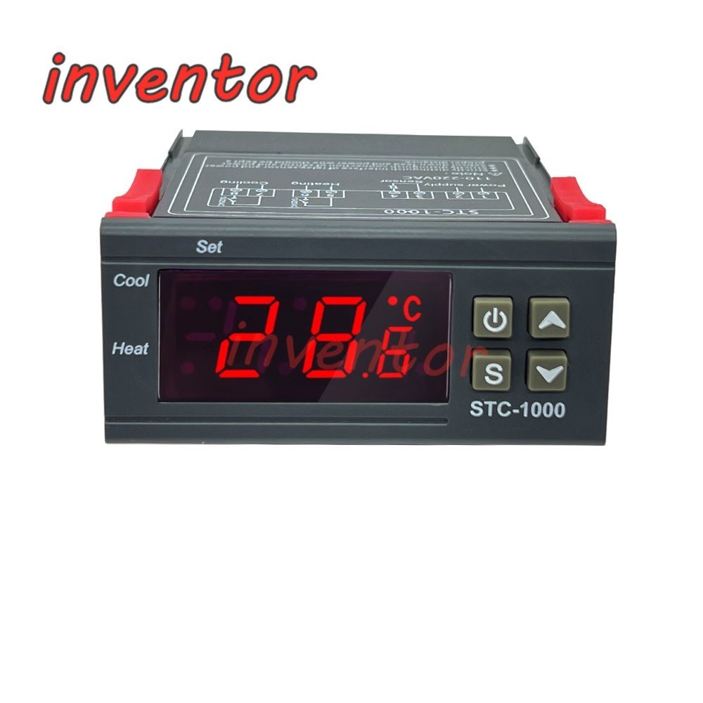 Stc-1000 STC 1000 LED 數字恆溫器用於培養箱溫度控制器溫度調節器繼電器加熱冷卻 12V 24V 22