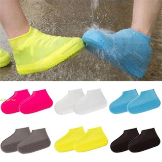 DELMER雨鞋套雨天露營防水男女通用可重複使用矽樹脂雨靴墊