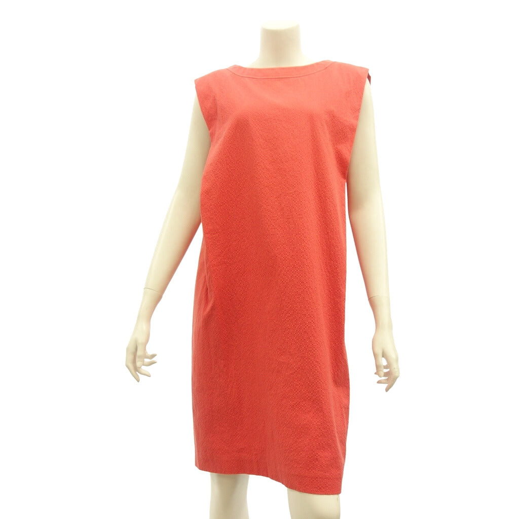Hermes 愛馬仕洋裝 連身裙女用 紅色 棉 尺寸34 日本直送 二手
