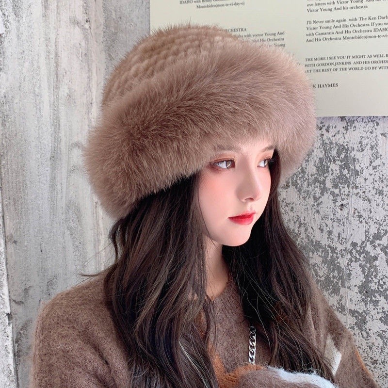 帽子 冬天女高顏值公主帽 保暖加厚時尚貝雷帽 護耳防寒帽 顯臉瘦小帽