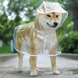 [家有愛寵]狗狗雨衣泰迪柴犬專用小型犬金毛中型犬雨披防水透明寵物衣服遛狗