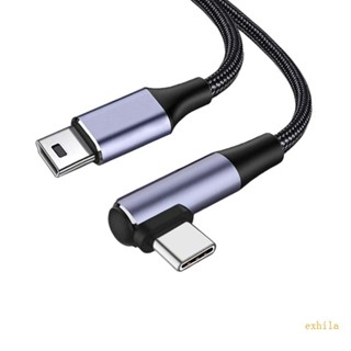 Exhila Mini USB 轉 Type C 數據線 USB Type C 轉 Mini USB 數據線充電線支持