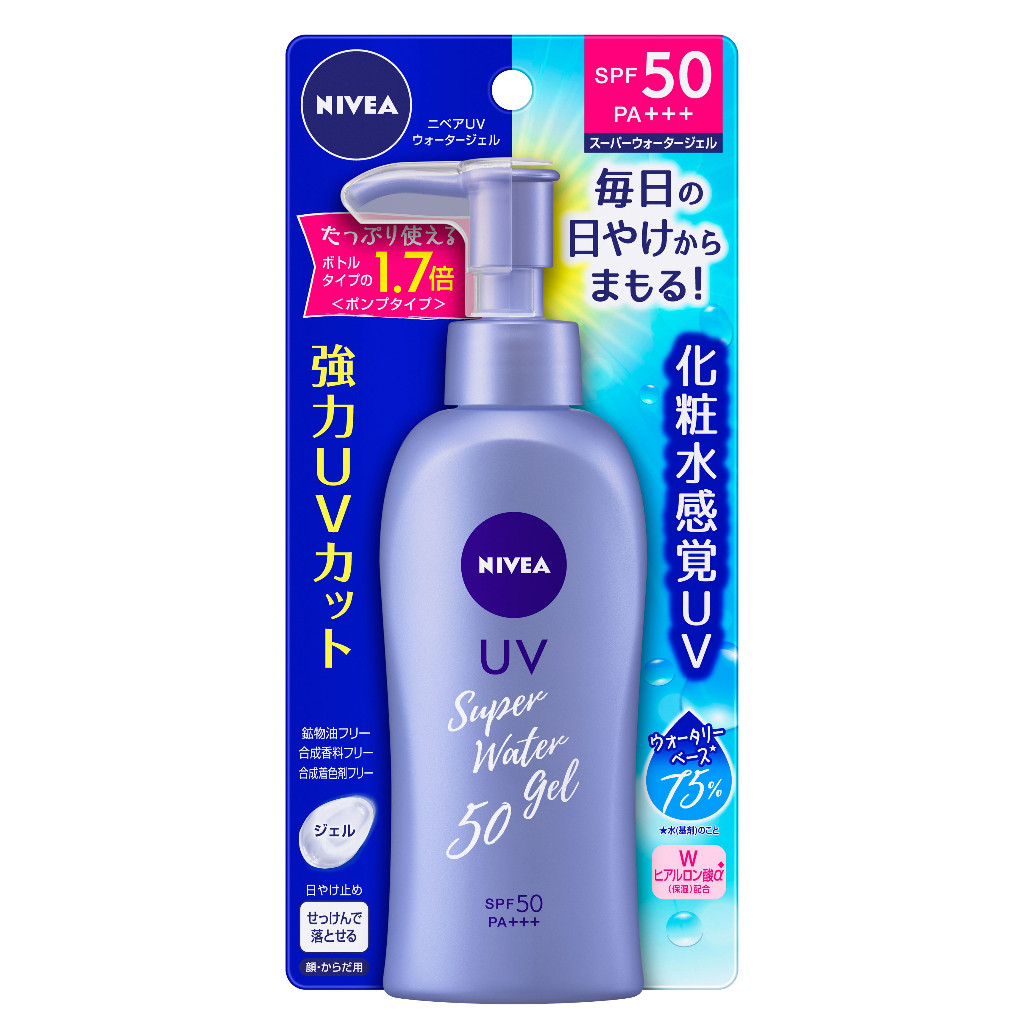 KAO Nivea Super Water Gel Sunscreen Sun Protect Water Gel SP