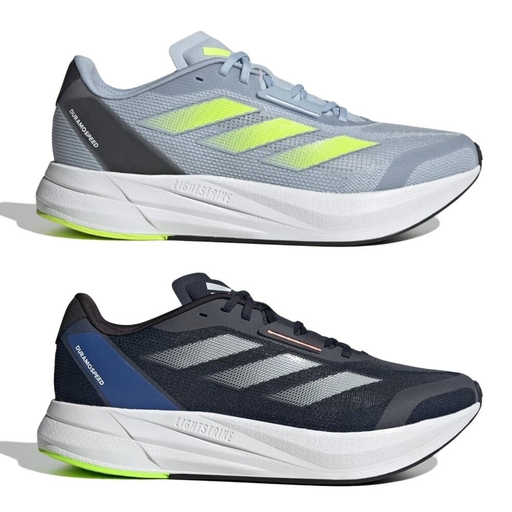 Adidas 男鞋 慢跑鞋 Duramo Speed 淺藍/深藍 IE9672/IF0566