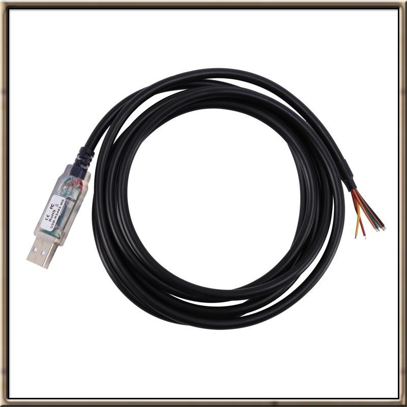 1.8m 長線端,Usb-Rs485-We-1800-Bt 電纜,Usb 至 Rs485 串行,用於設備、工業控制、Pl