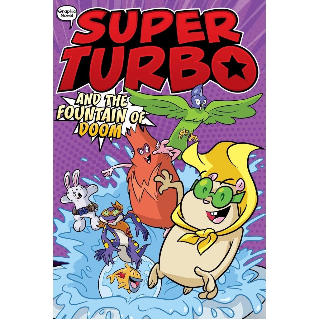 #9 Super Turbo and the Fountain of Doom (graphic novel)/Edgar Powers Super Turbo: the Graphic Novel 【三民網路書店】