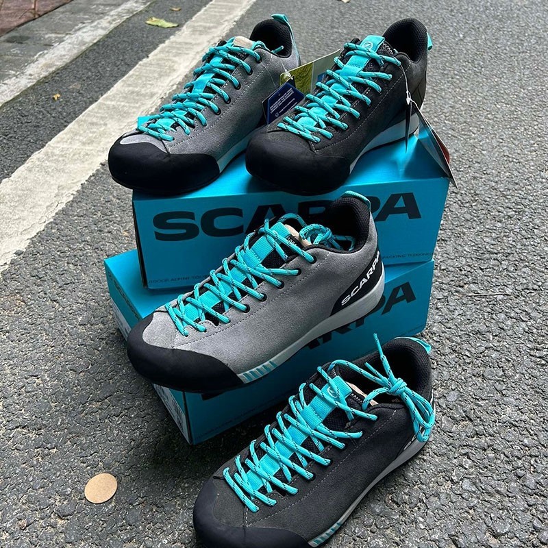 Scarpa 男士全皮戶外登山鞋登山鞋莫吉托系列減震墊防水男鞋