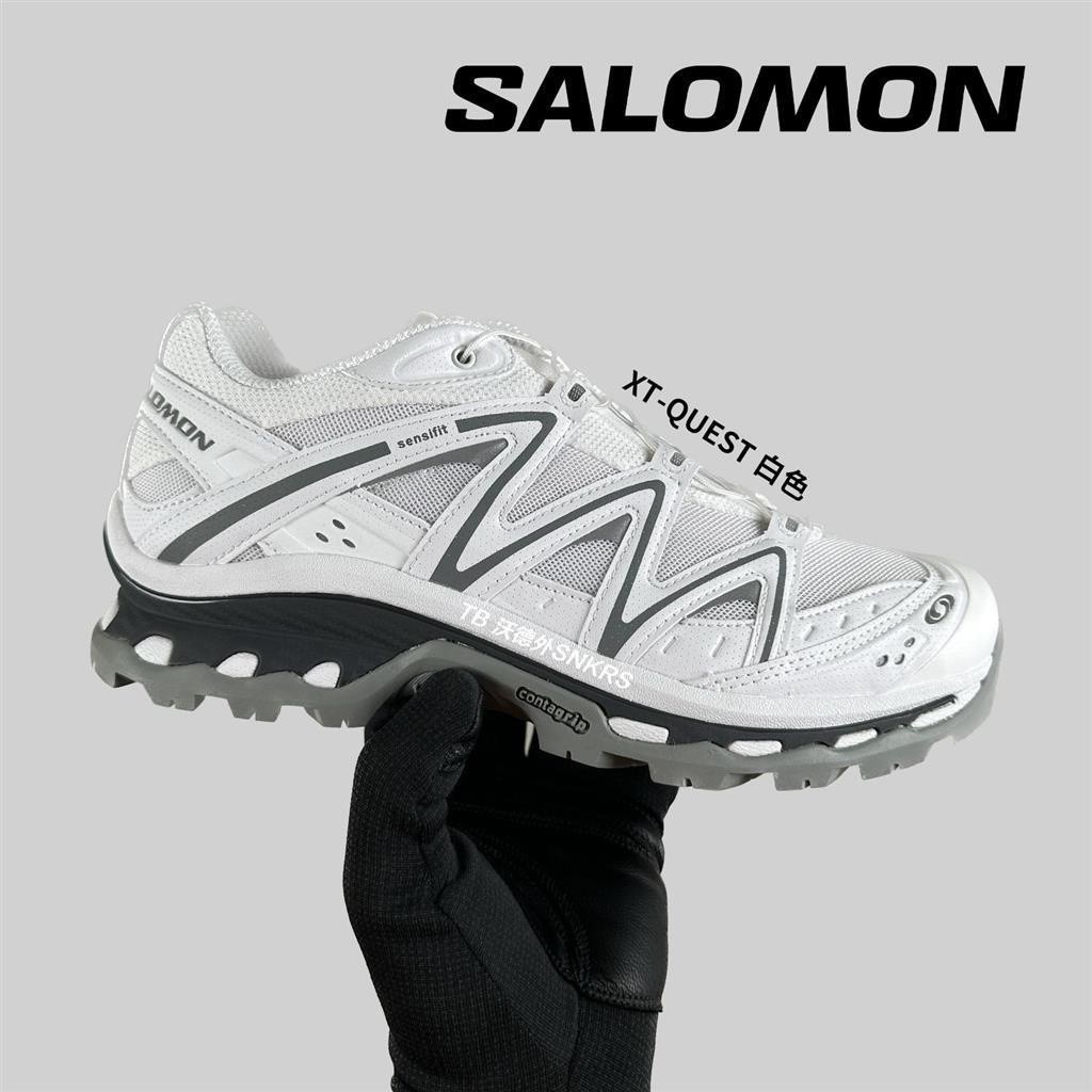 2024 Salomon男鞋Xt-Quest戶外女鞋飛盤徒步情侶復古機能跑鞋