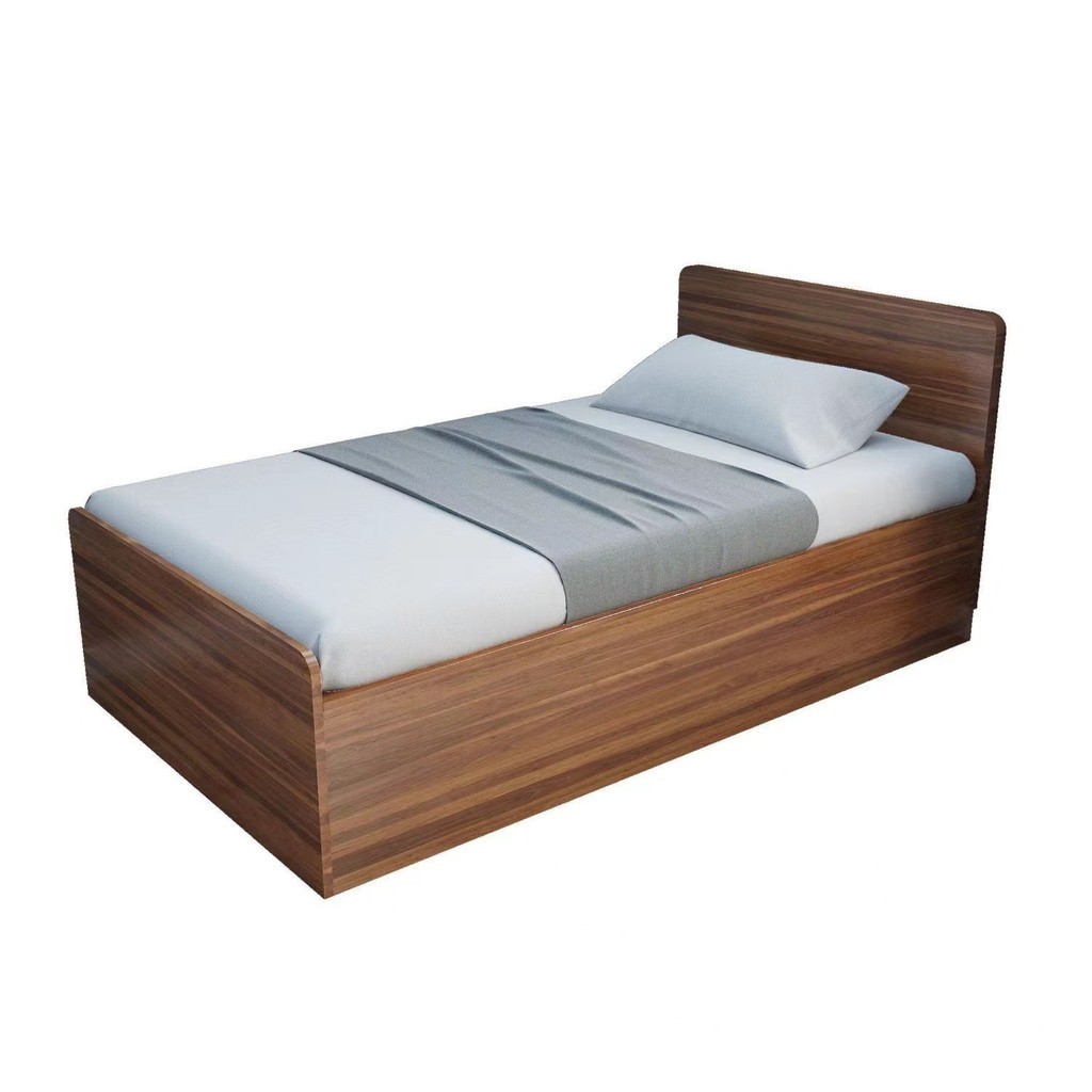 【🚛宅配免運🚛】小戶型收納床 簡約氣動單人床 簡易多功能現代床 小戶型床 客廳實木床 家用榻榻米床
