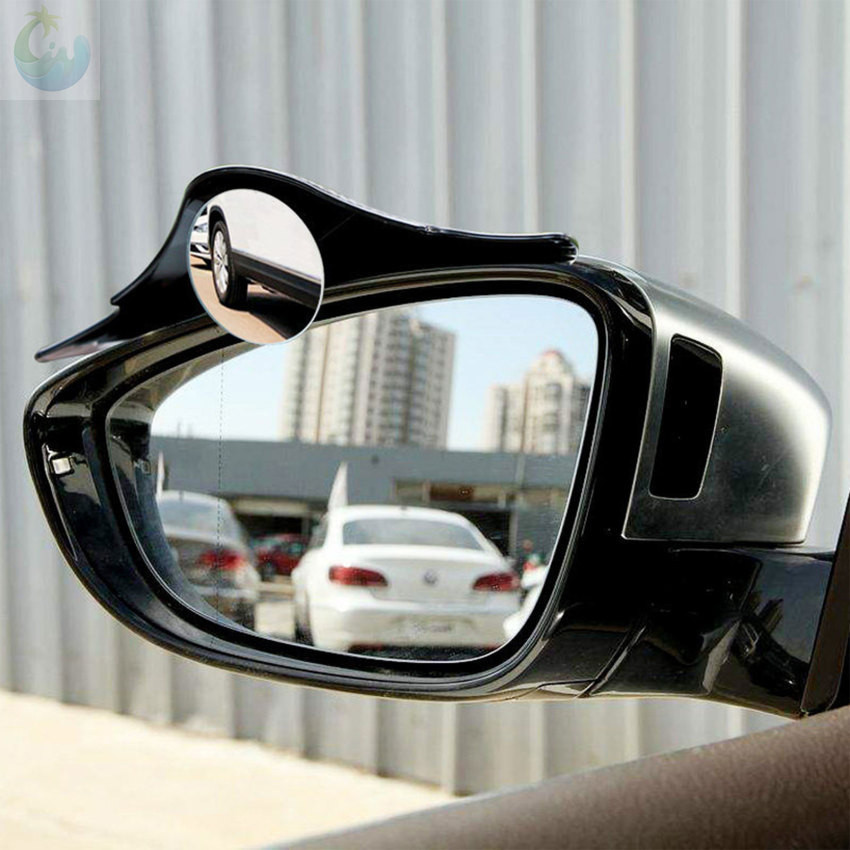 汽車後視鏡雨眉小圓鏡一體反光鏡盲點鏡倒車鏡雨盤防雨神器