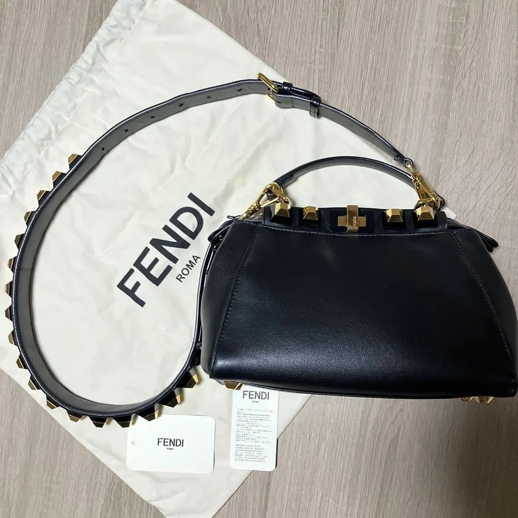 FENDI 芬迪 手提包 肩背包 Peekaboo 2way 迷你 mercari 日本直送 二手