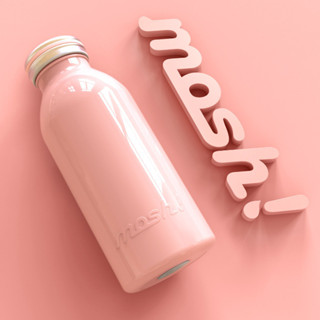 【現貨 即發】日本mosh復古牛奶保溫杯素色木紋色280ml/350ml/450ml