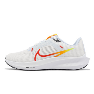 Nike 慢跑鞋 Air Zoom Pegasus 40 白 紅 路跑 女鞋 小飛馬 【ACS】 DV3854-102