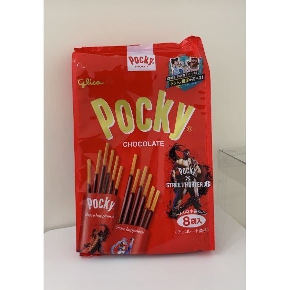 【享吃零食】Gilco固力果 Pocky巧克力口味 8袋裝/可可風味棒(8袋入)