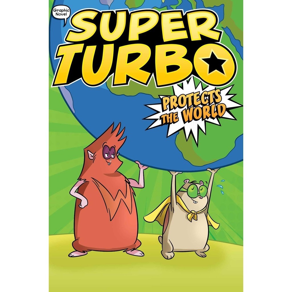#4 Super Turbo Protects the World (graphic novel)/Edgar Powers Super Turbo: the Graphic Novel 【禮筑外文書店】