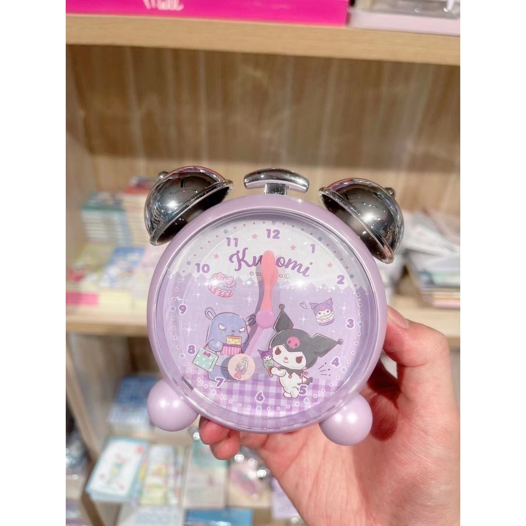 鐘錶 鬧鐘 機芯 三麗鷗鬧鐘日本 sanrio美樂蒂庫洛米 卡通可愛兒童床頭電子鬧鐘